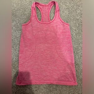 Pink swiftly tank top size 6